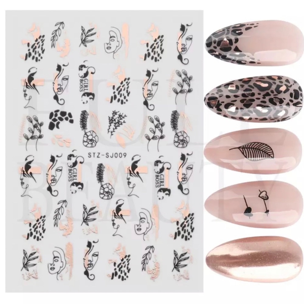 Neglestickers one line