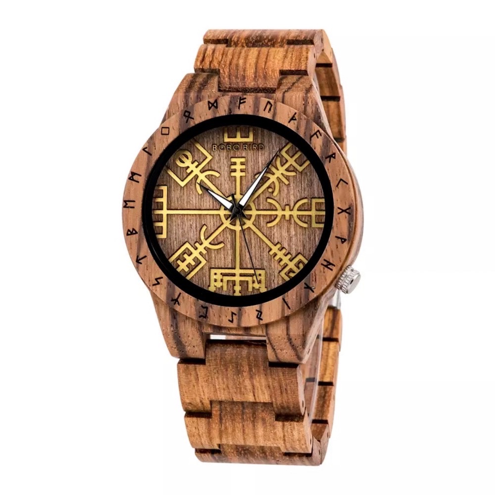 Armbåndsur norrøn brunt