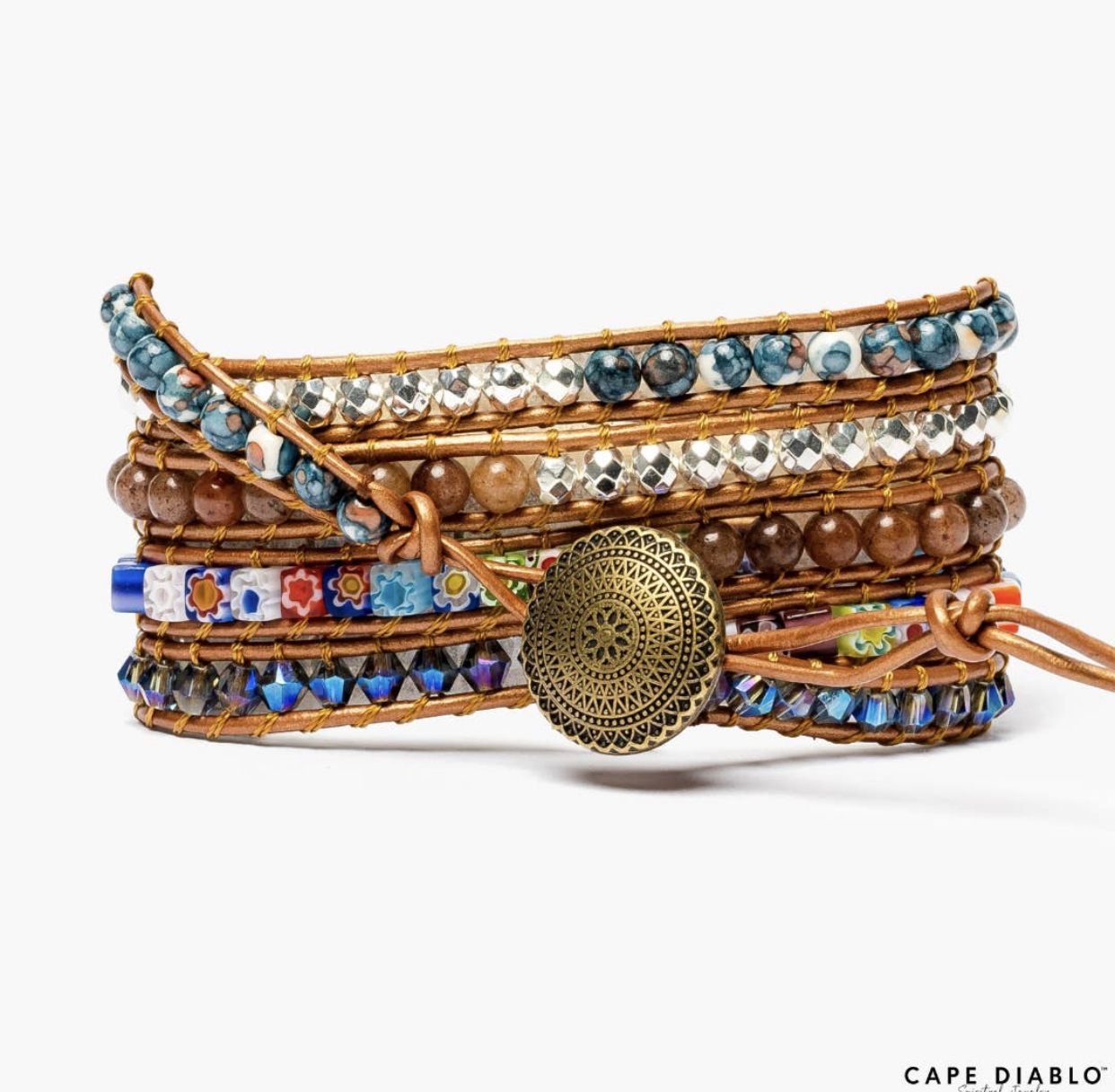 Applewatch klokkereim - Imperial Flower bak