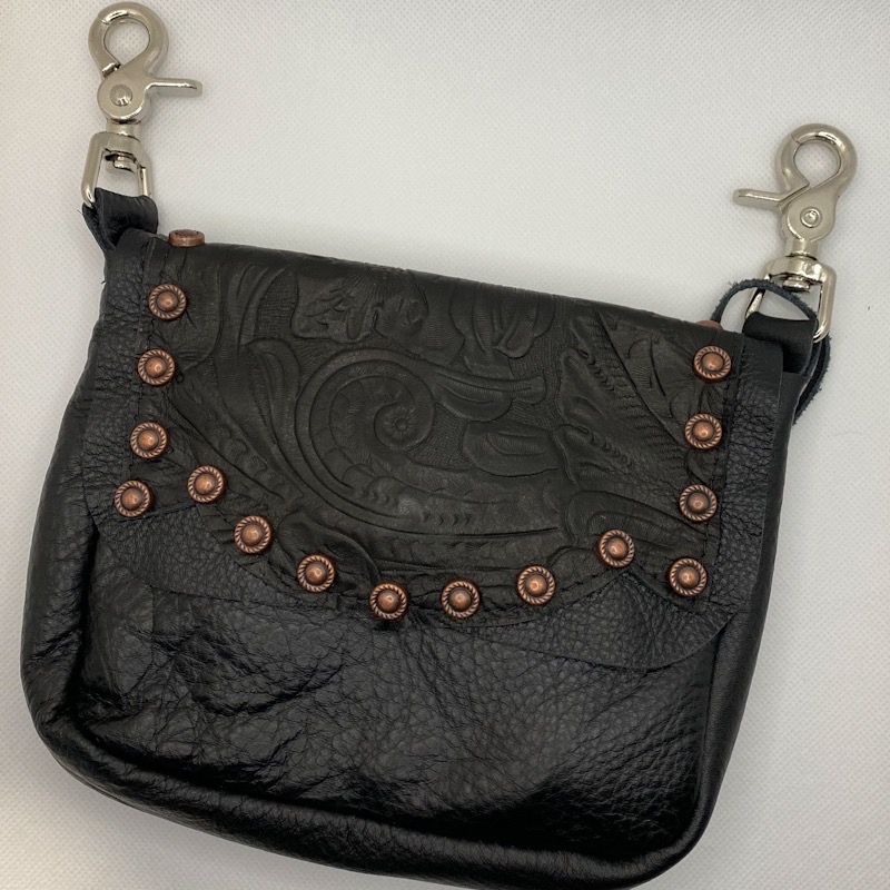 Hofteveske kobberdekor framside