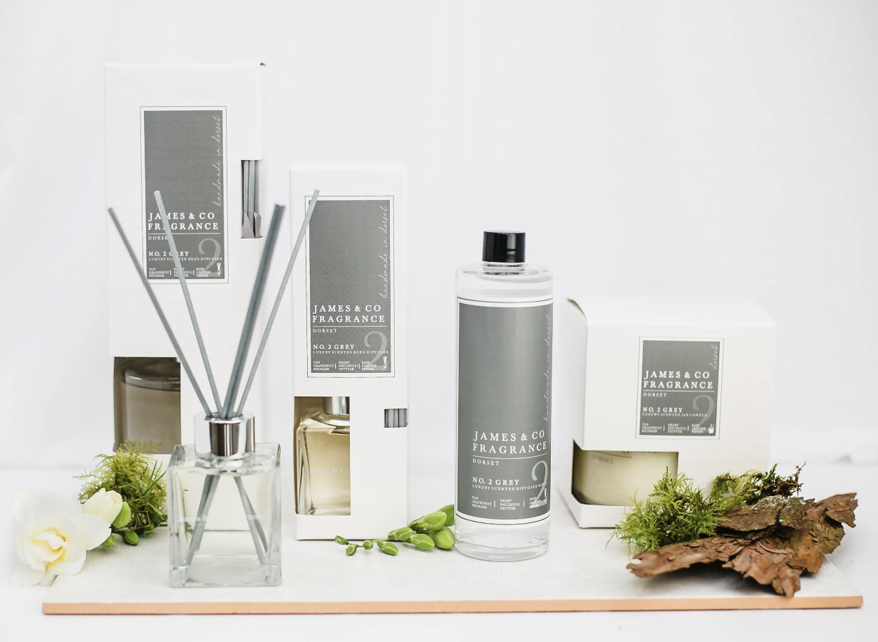 James & Co Fragrance diffuser No2 Grey demo