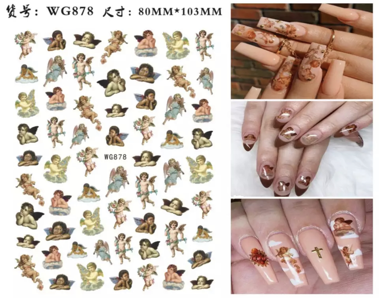 Neglestickers Cupid 878