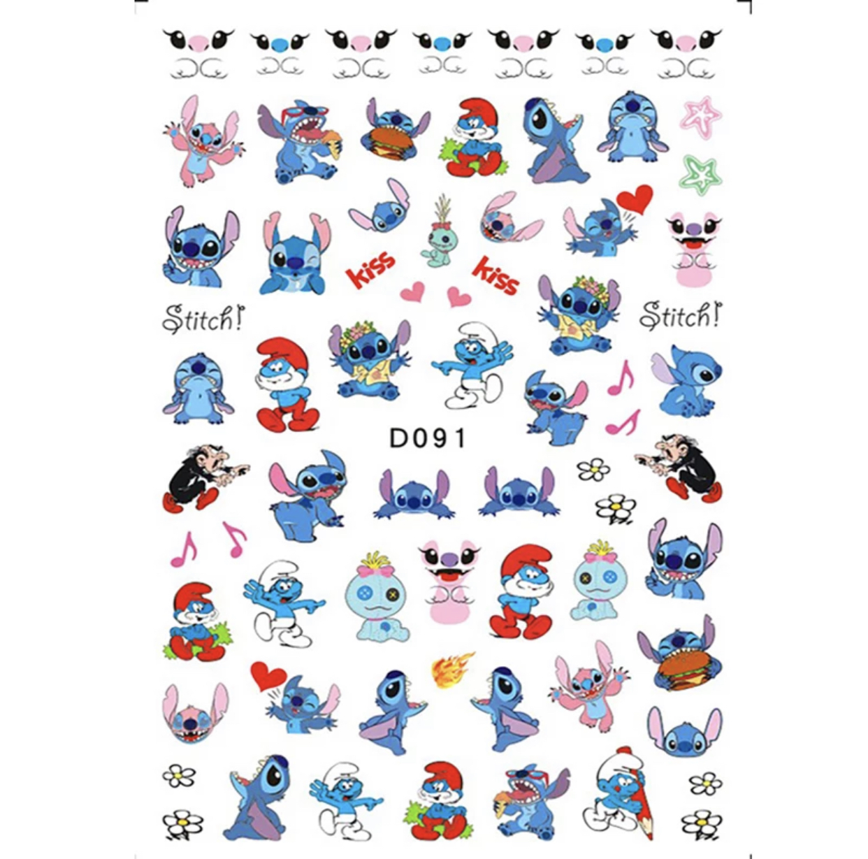 Neglestickers Stitch EB061