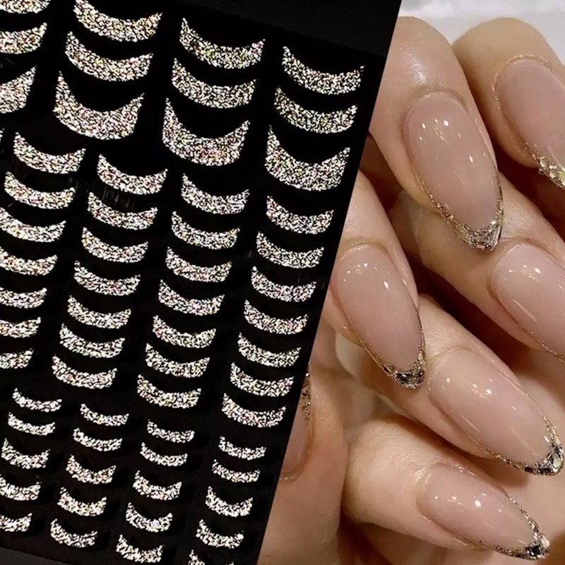 Neglestickers glittertip