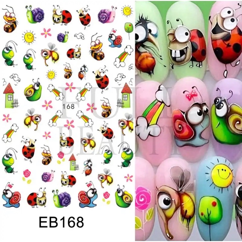 Neglestickers småkryp