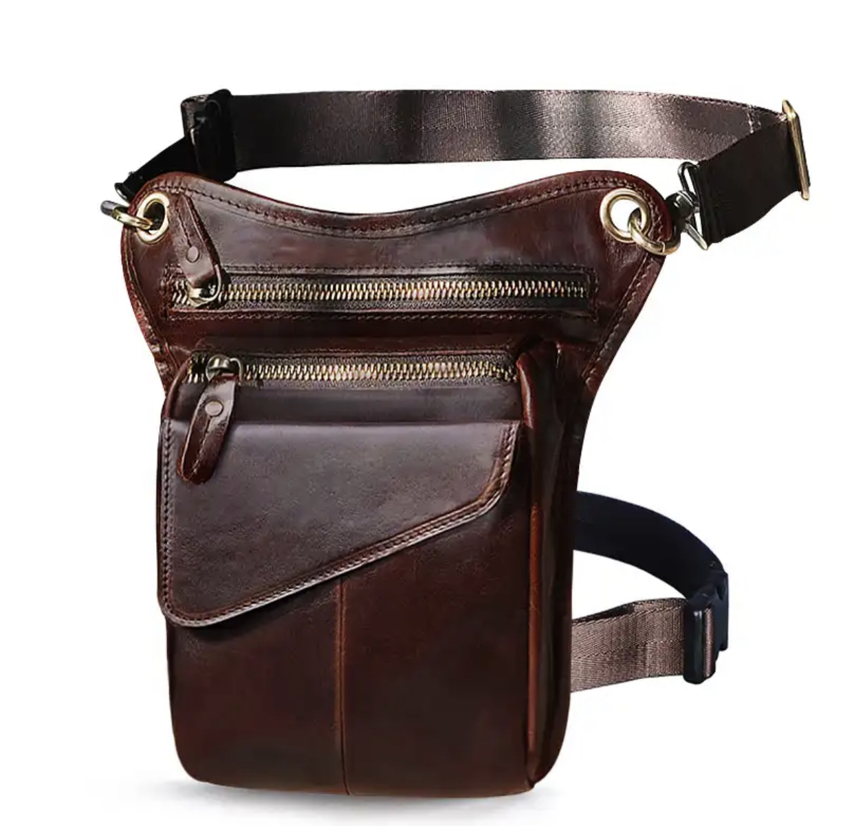 Hofteveske coffee stor klaff