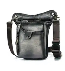 Hofteveske hvit/grå