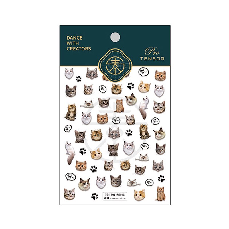 Neglestickers pusekatter