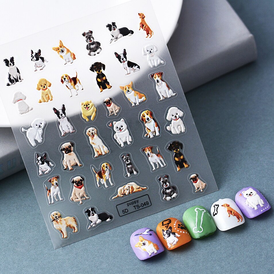 Neglestickers hunder