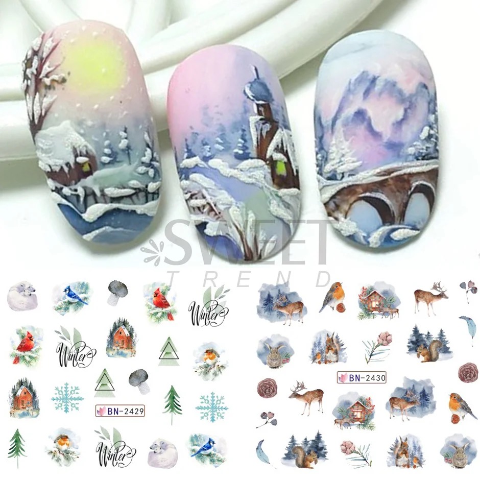 Neglestickers Vinterinspirasjon