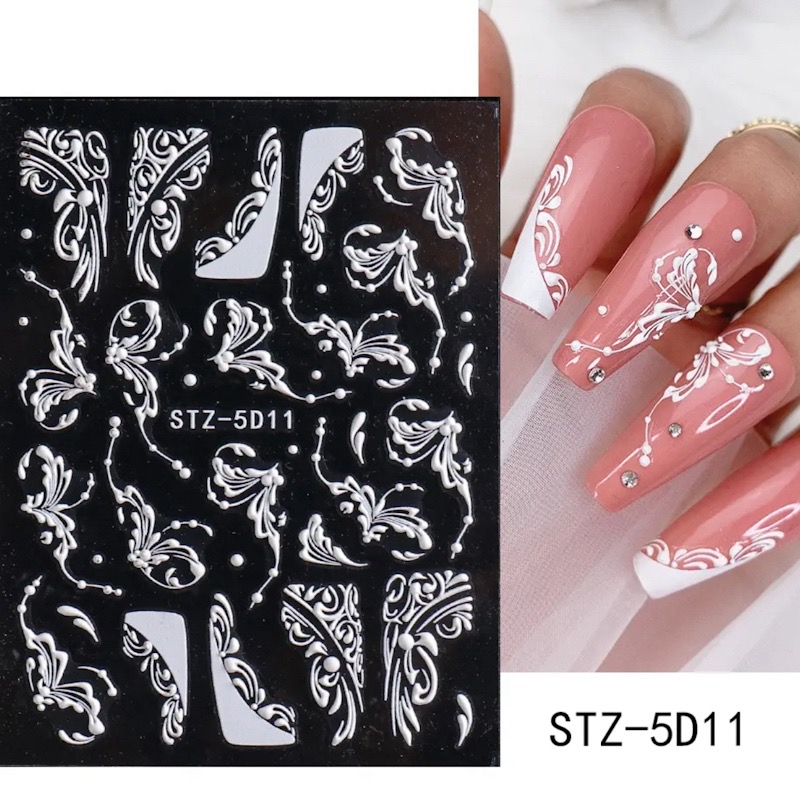 Neglestickers 5D dekorativ