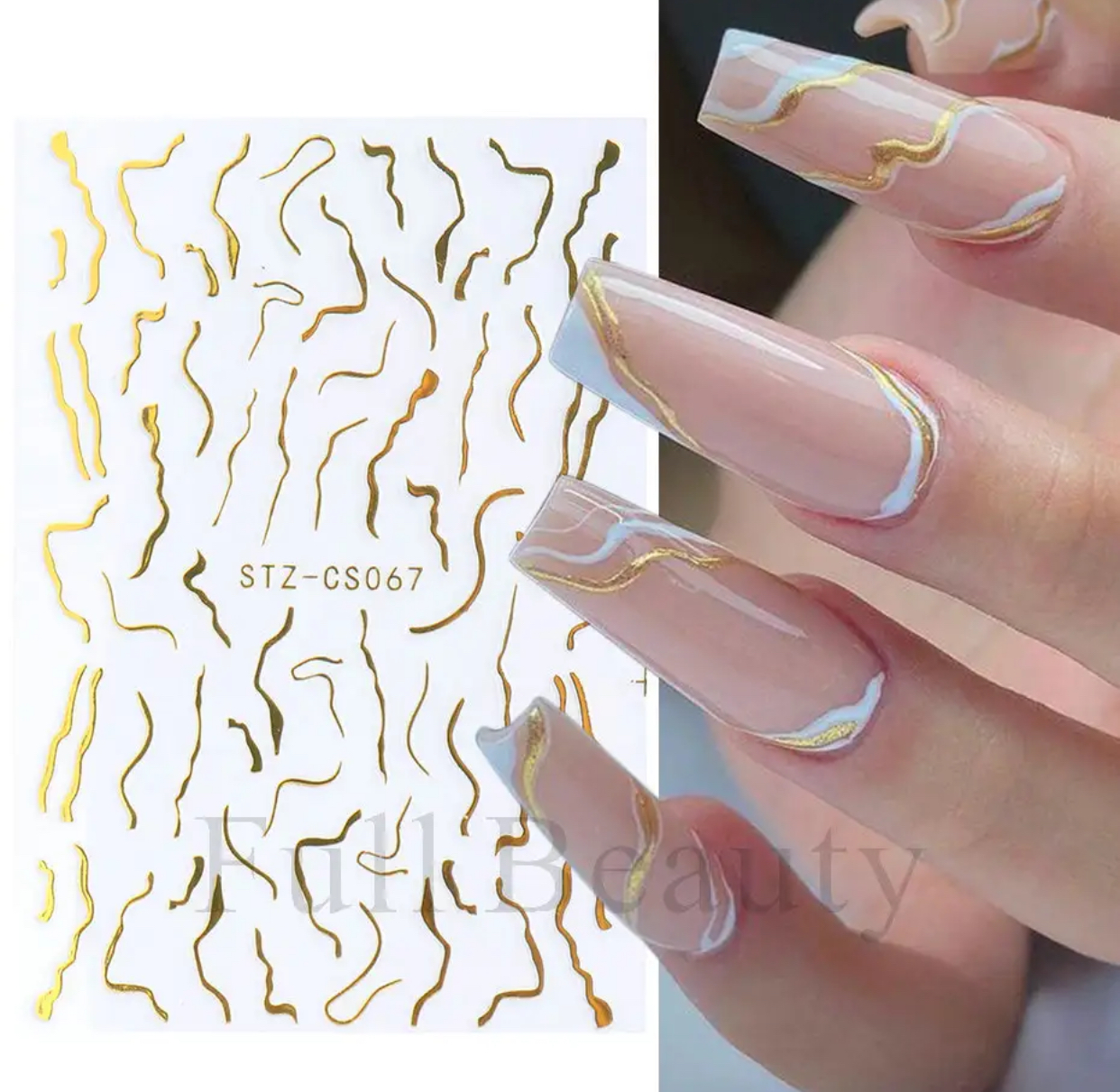 Neglestickers Gyldne strek