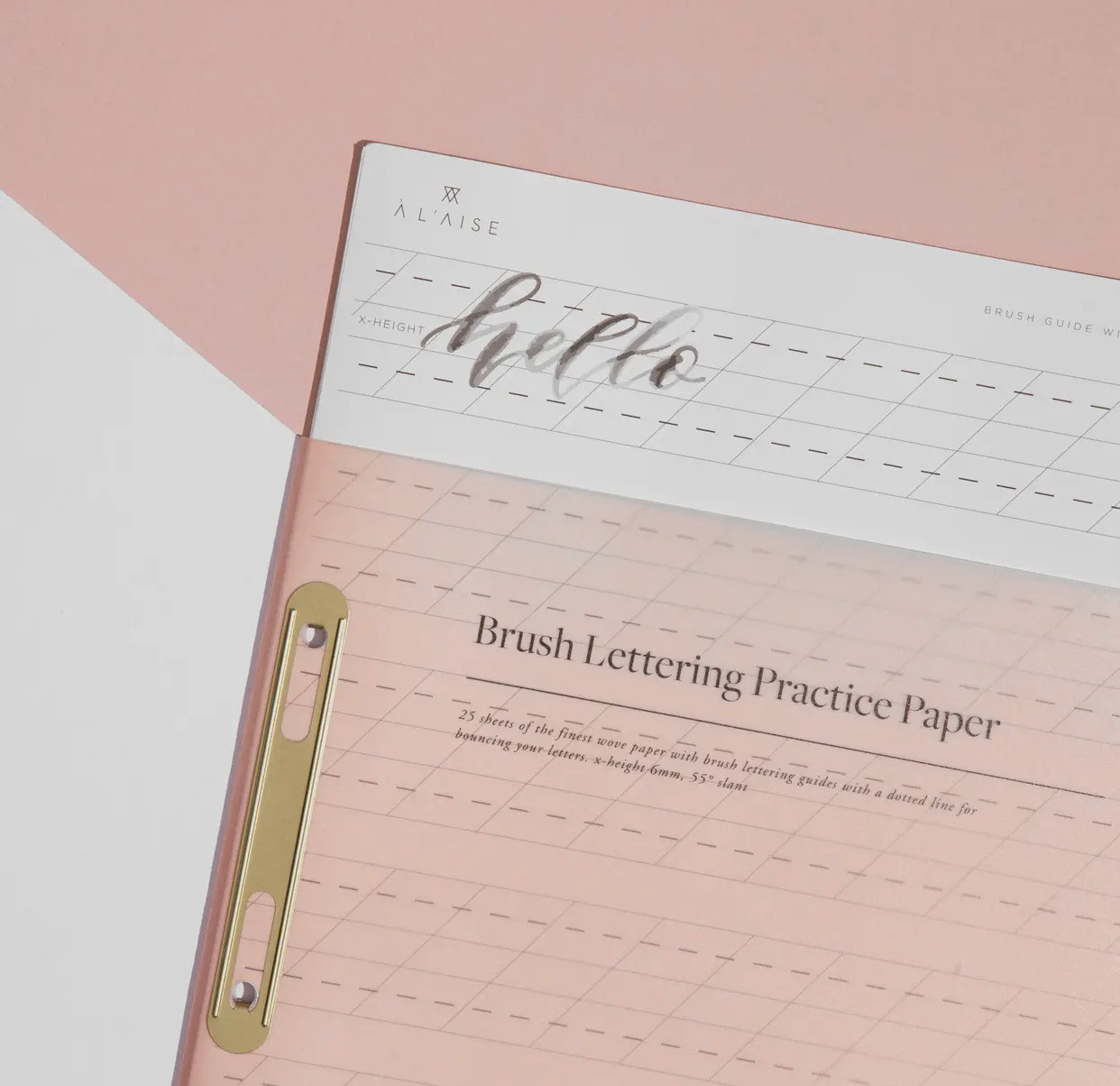 Kalligrafihefte brush