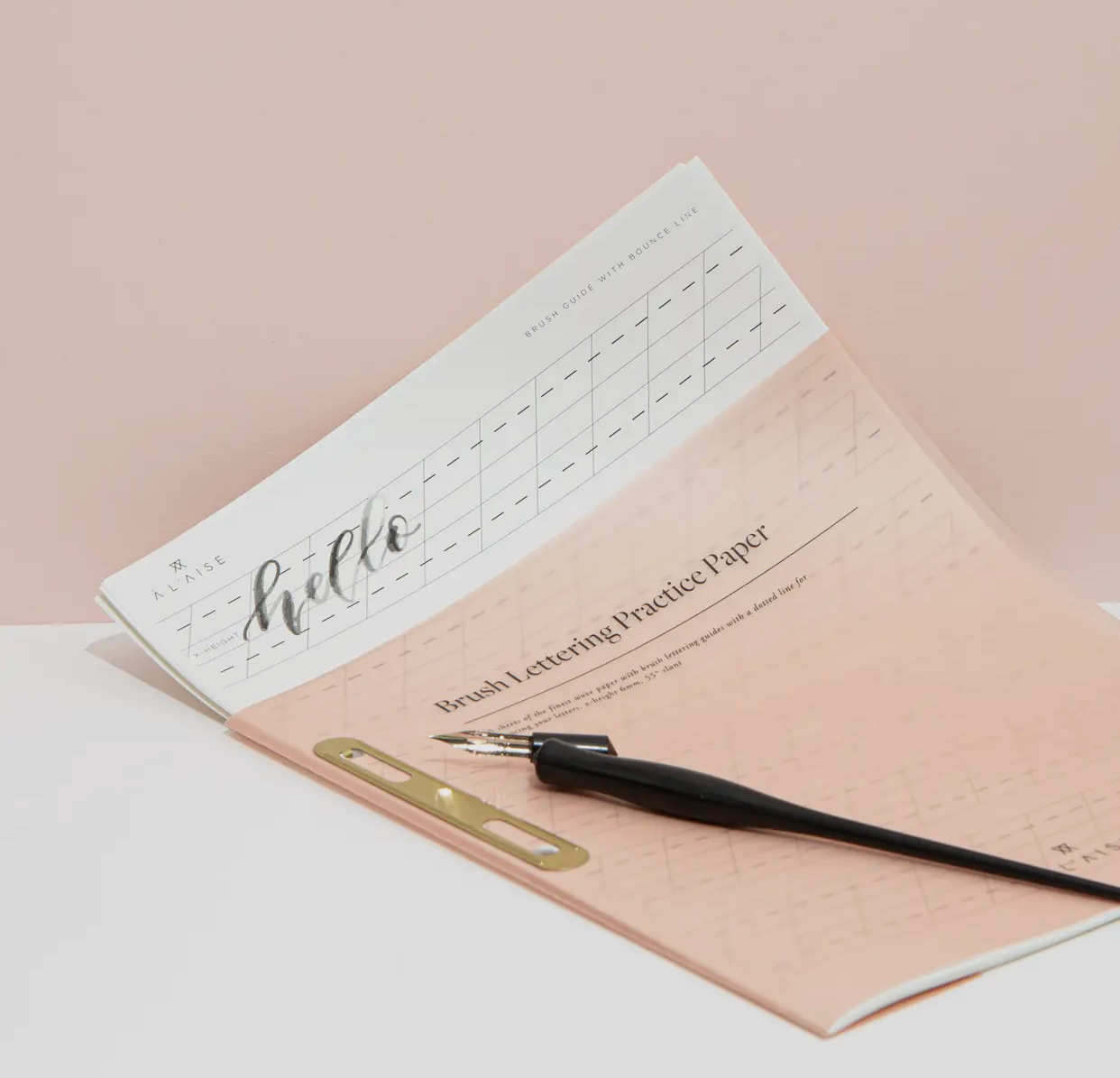 Kalligrafihefte brush