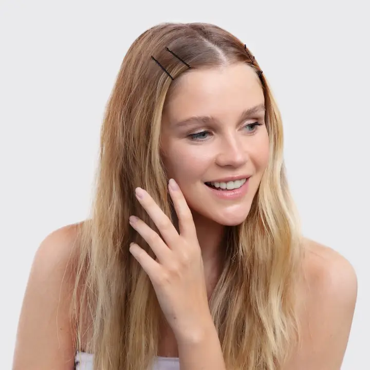 Kitsch Svarte Bobby hårklemmer