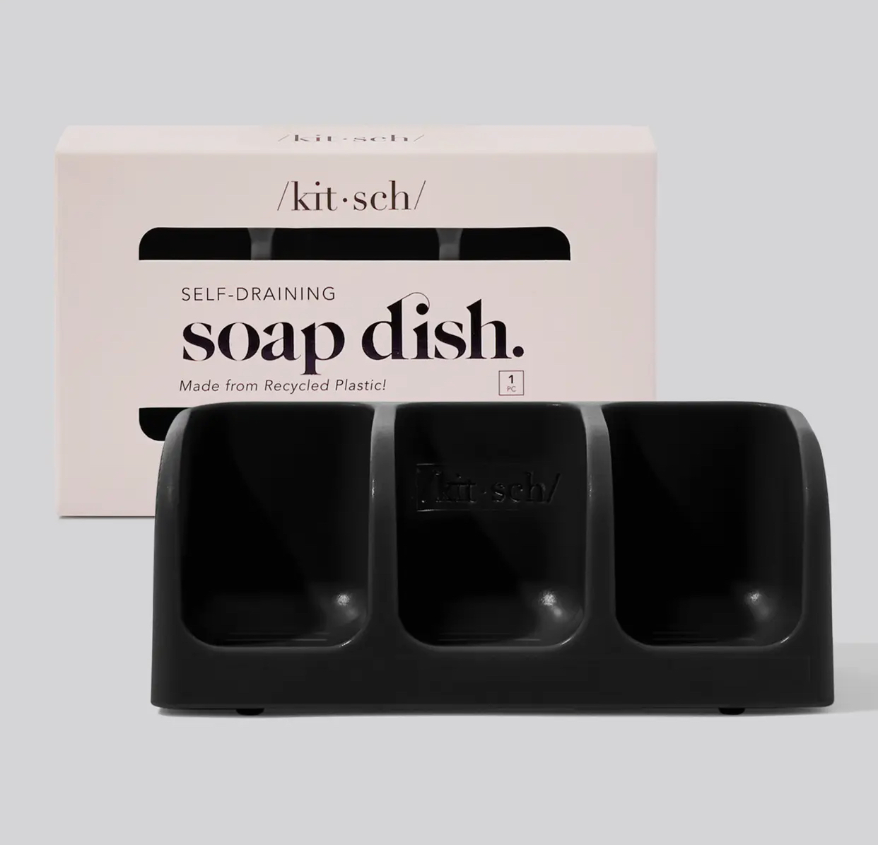 Kitsch såpeholder svart