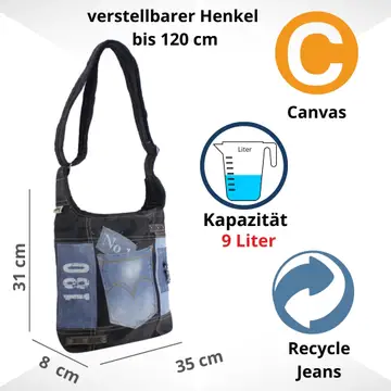 Crossbodyveske Baklomma