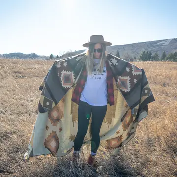 Alpakkapledd - Mojave Brown